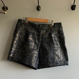ANTHRO Metallic Dress Shorts